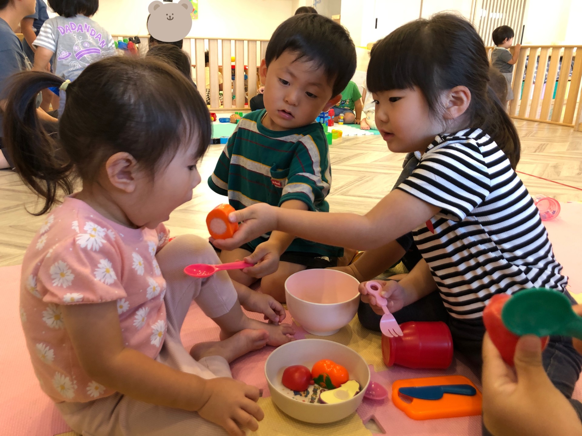 順次登・自由遊び